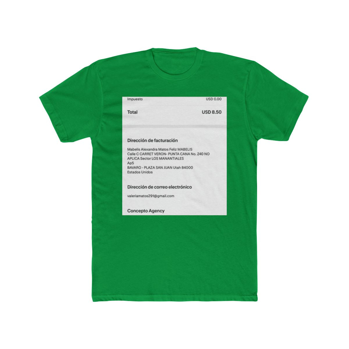 Mabelis Alexandra Matos Feliz's Custom T-Shirt