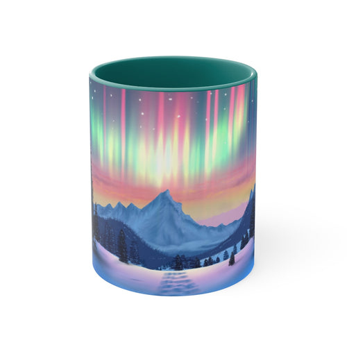 cottage in the woods's Custom Mug