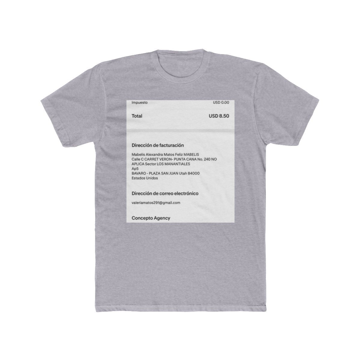 Mabelis Alexandra Matos Feliz's Custom T-Shirt