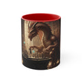 Dragon playing chess