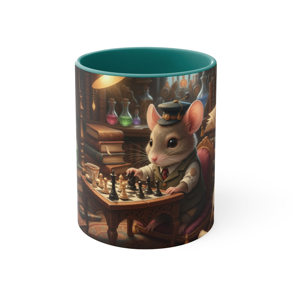 Mouse Playing Chess