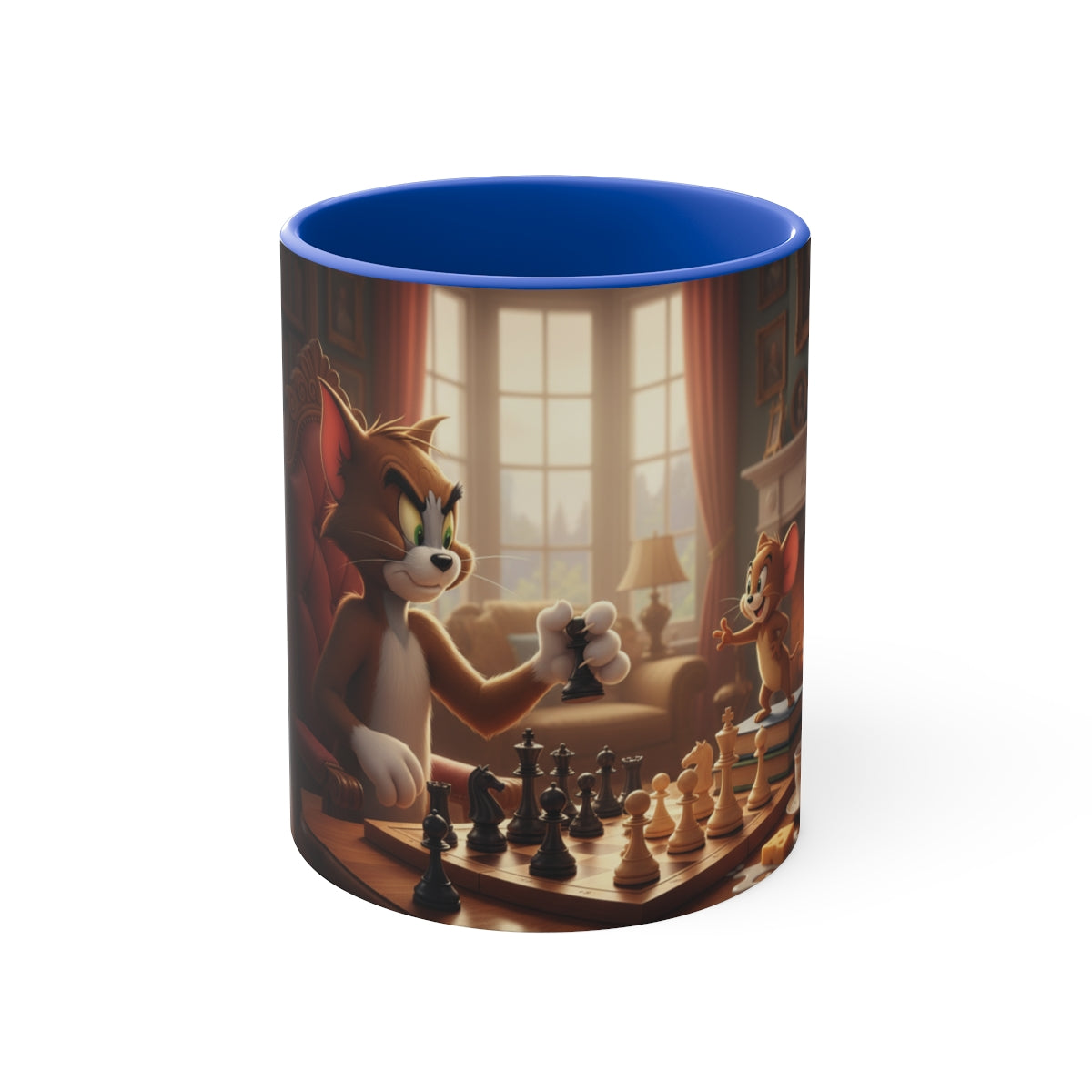Tom and Jerry Playing Chess